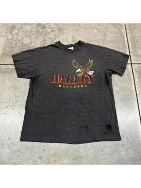 vintage harley davidson made in usa langhorne pennsylvania paper thin shirt